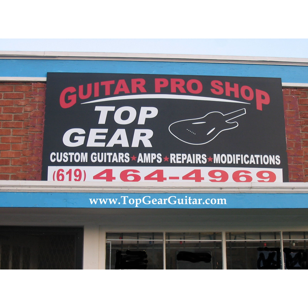 Top Gear Guitar Pro Shop | 7293 University Ave, La Mesa, CA 91942, USA | Phone: (619) 464-4969