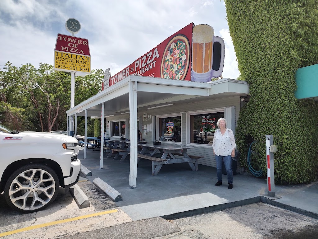 Tower Of Pizza | 100600 Overseas Hwy, Key Largo, FL 33037, USA | Phone: (305) 451-1461