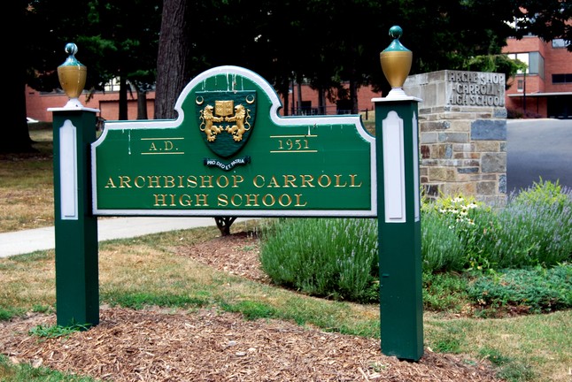 Archbishop Carroll High School | 4300 Harewood Rd NE, Washington, DC 20017, USA | Phone: (202) 529-0900