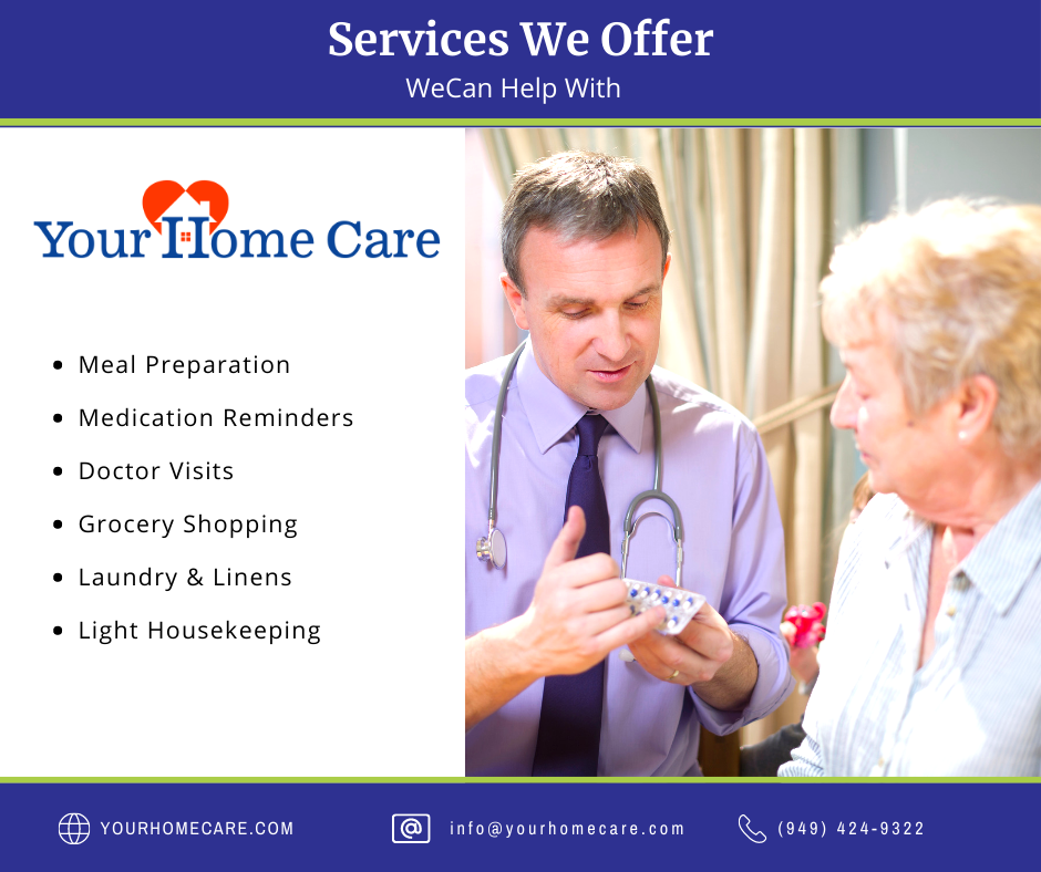 Your Home Care | 30101 Town Center Dr Suite 208, Laguna Niguel, CA 92677, USA | Phone: (949) 424-9322