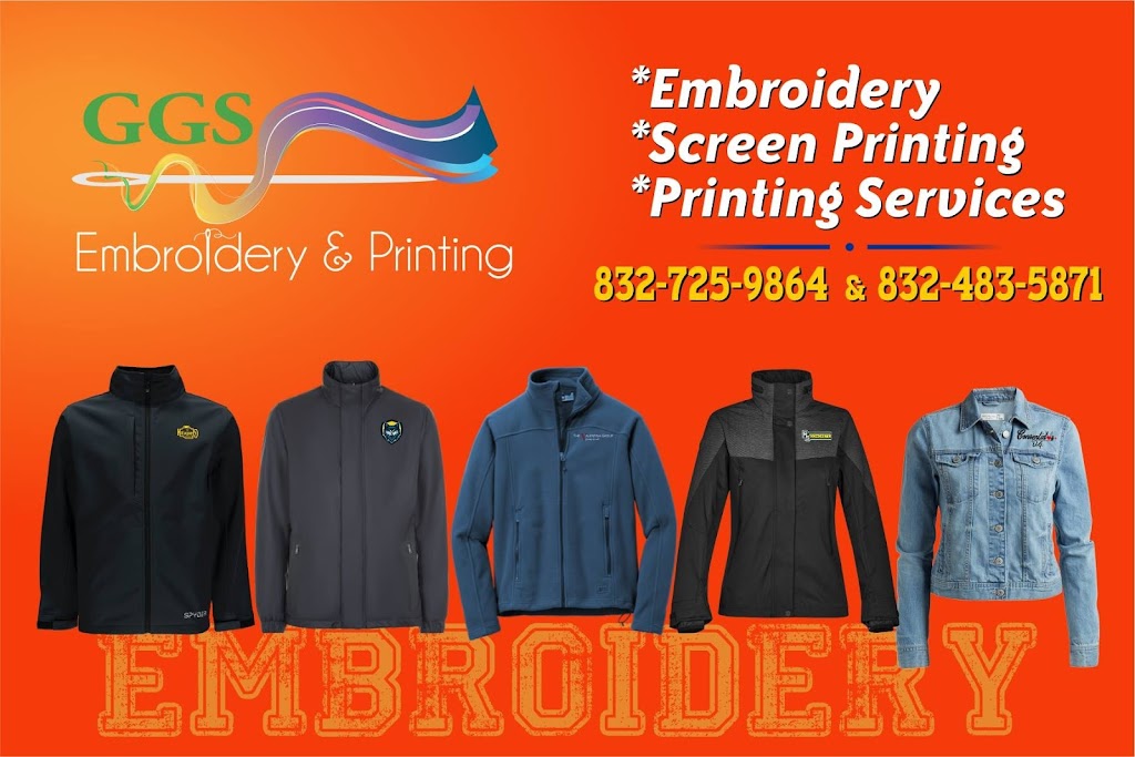 GGS Embroidery & Printing | 6989 W Little York Rd #o Suite o, Houston, TX 77040, USA | Phone: (832) 800-1195