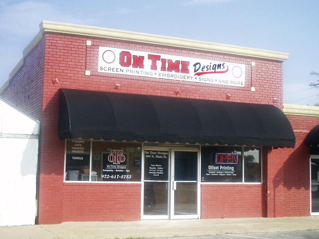 On Time Designs | 103 Main St, Red Oak, TX 75154 | Phone: (972) 617-5752