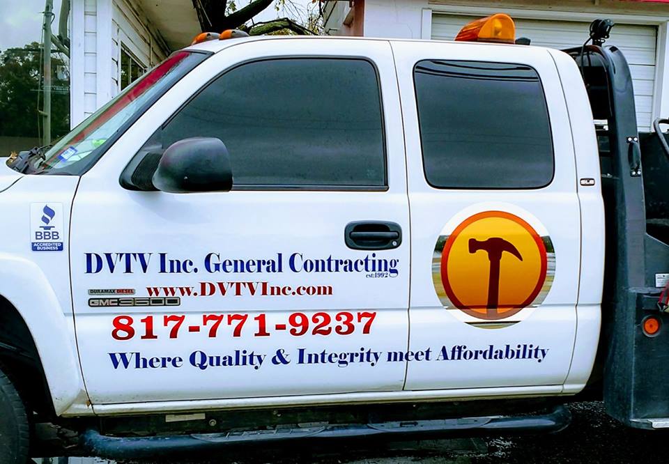 DVTV Inc. General Contracting Services | 108 Lakeview Dr, Aledo, TX 76008, USA | Phone: (817) 771-9237