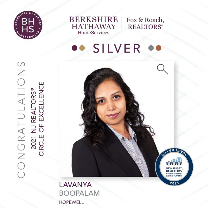 Lavanya Boopalam, Berkshire Hathaway HomeServices Fox & Roach | 800 Denow Rd, Pennington, NJ 08534, USA | Phone: (908) 510-5084