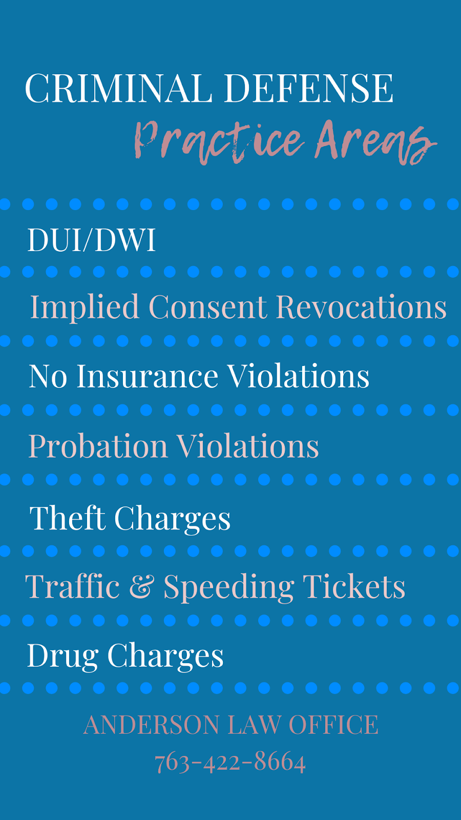 Scott Anderson Law | Anderson Law Office | 4101 Sunset Rd N, Brooklyn Park, MN 55443, USA | Phone: (763) 422-8664