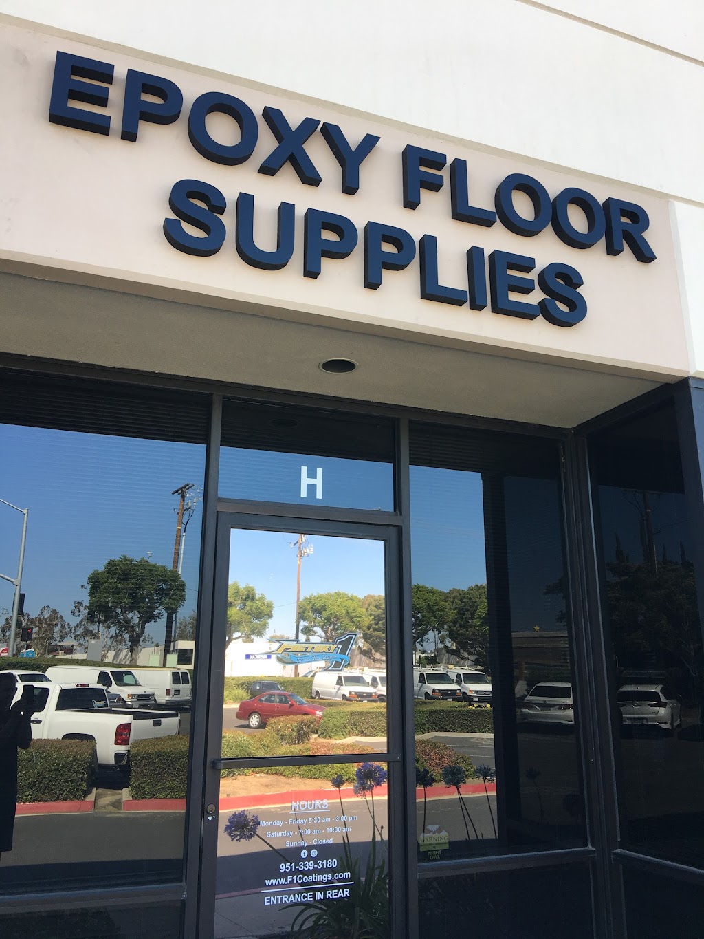 Factory 1 Epoxy Floor Coatings & Supply | 350 S Maple St suite h, Corona, CA 92880, USA | Phone: (951) 339-3180