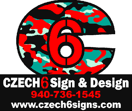 Czech 6 Sign and Design | 715 Phillips St, Callisburg, TX 76240, USA | Phone: (940) 736-1545