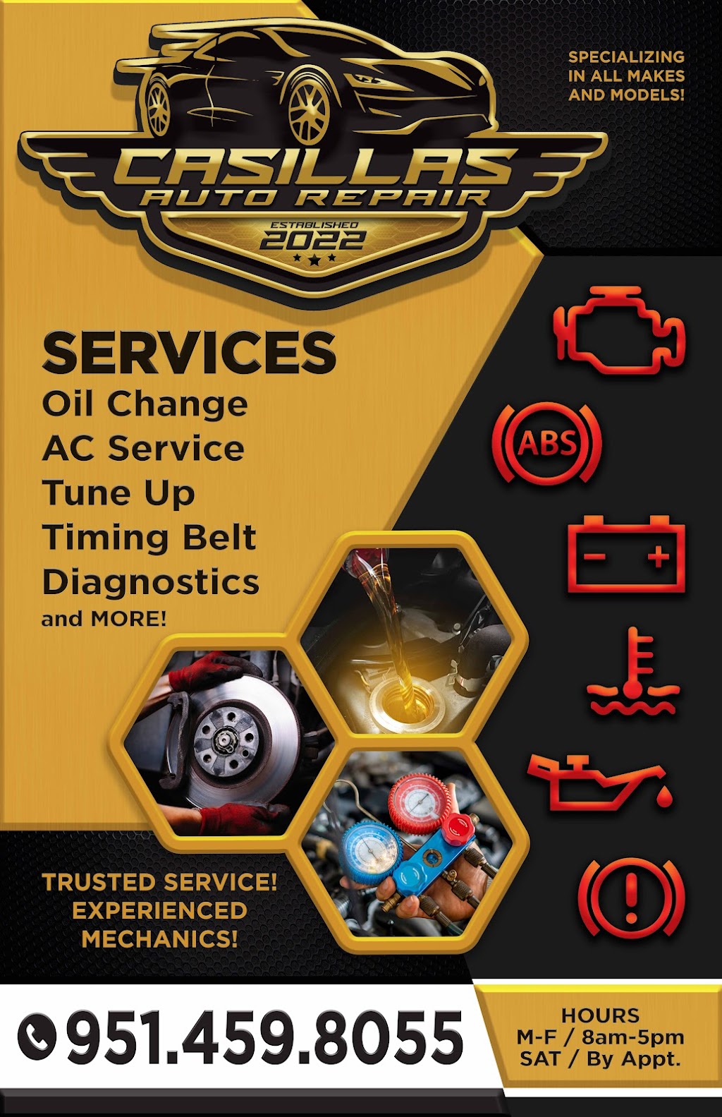 Casillas Auto Repair LLC in 500 Chaney St STE B, Lake Elsinore, CA