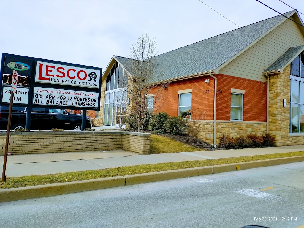 Lesco Federal Credit Union | 2613 Ligonier St, Latrobe, PA 15650, USA | Phone: (724) 539-9744