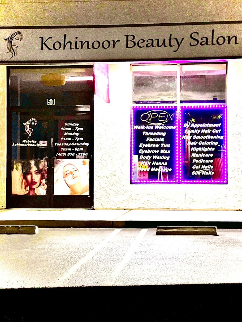Kohinoor Beauty Salon | 1132 S De Anza Blvd #50, San Jose, CA 95129, USA | Phone: (408) 816-7196