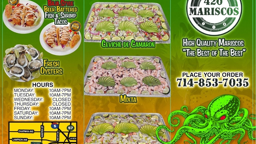 420 Mariscos | 12952 Lampson Ave, Garden Grove, CA 92840, USA | Phone: (714) 853-7035