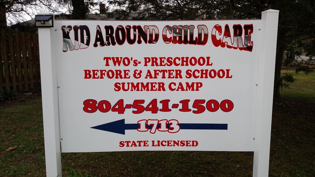 Kid Around Child Care | 1713 Dinwiddie Ave, Hopewell, VA 23860, USA | Phone: (804) 541-1500