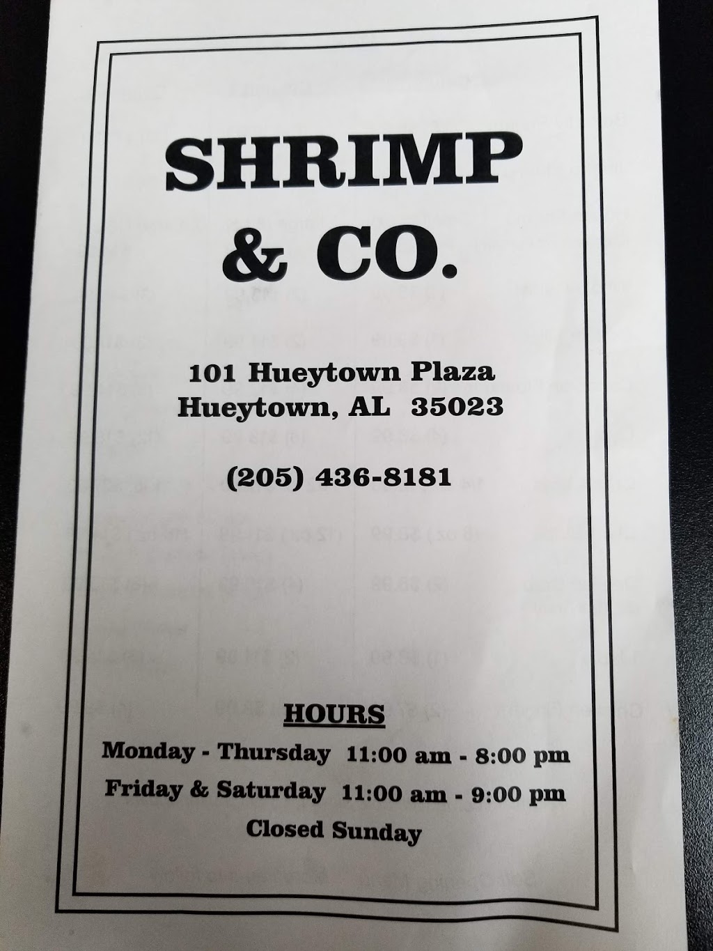 Shrimp and Company | 101 Hueytown Plaza, Hueytown Rd, Hueytown, AL 35023, USA | Phone: (205) 436-8181
