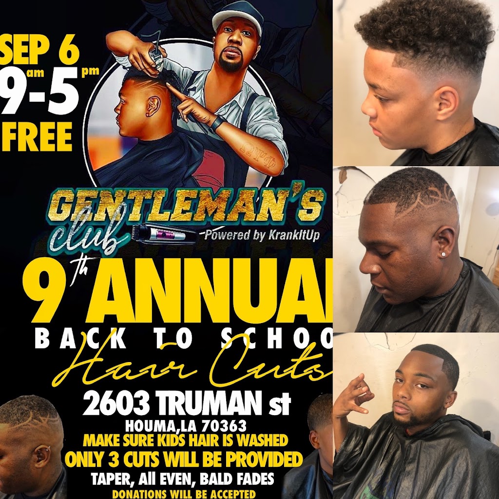 Gentlemans Club Barbershop | 2603 Truman St, Houma, LA 70363, USA | Phone: (985) 341-7942