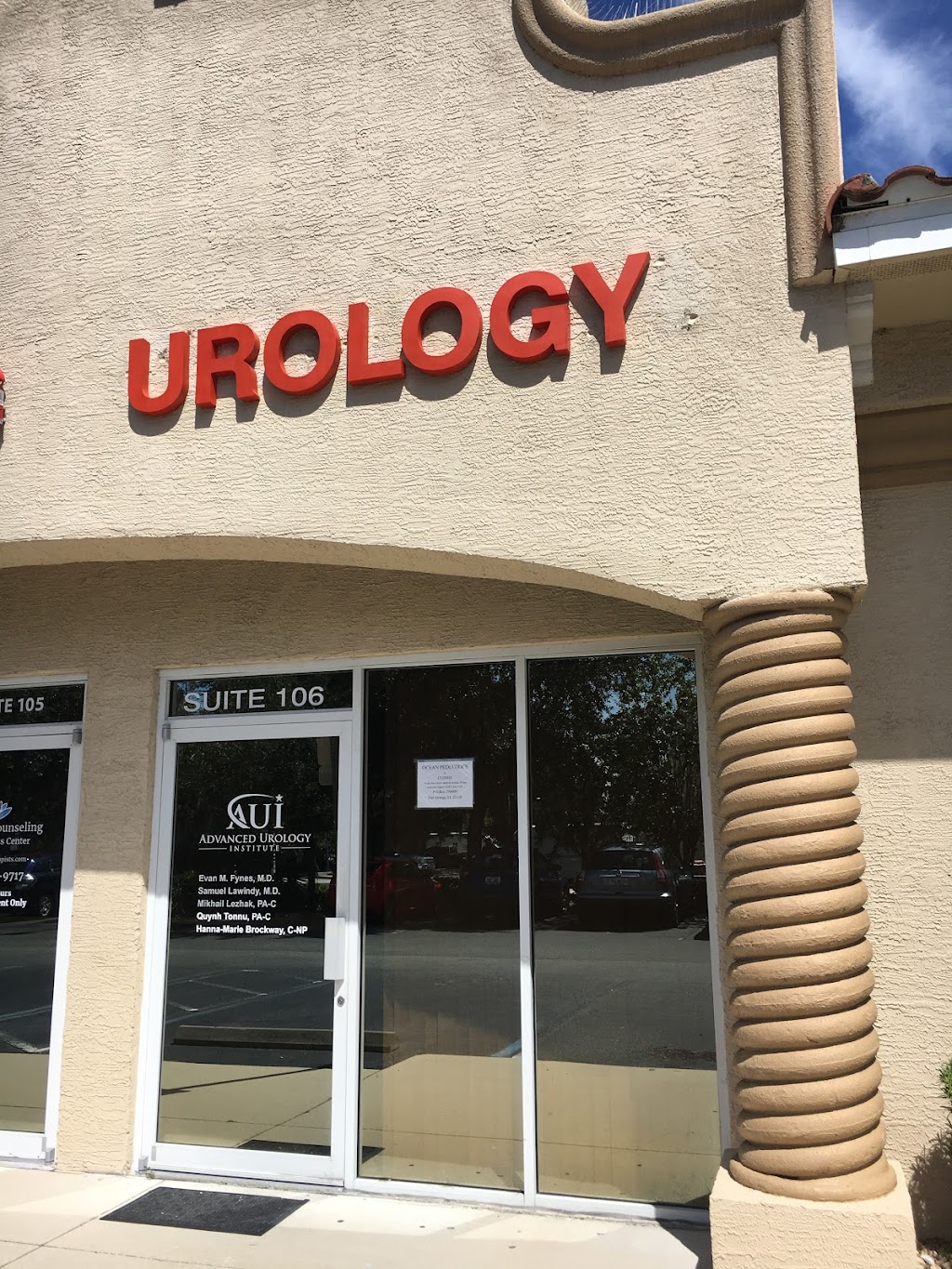 Advanced Urology Institute - Port Orange Office | 900 N Swallow Tail Dr #106, Port Orange, FL 32129, USA | Phone: (386) 239-8500