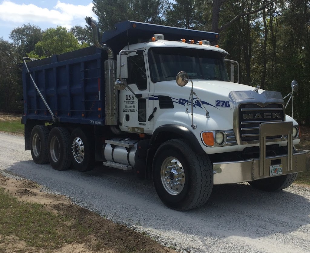 K&A Trucking inc | 6348 Metz Rd, Groveland, FL 34736, USA | Phone: (352) 345-0268