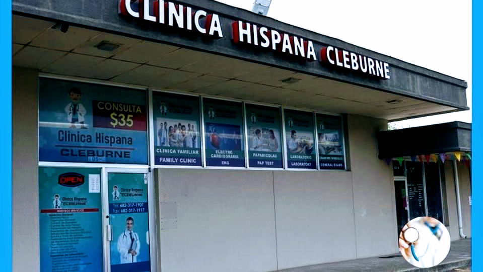 Clinica Dr Hispano. Clinica Hispana Cleburne | 105 Poindexter Ave suite c, Cleburne, TX 76033, USA | Phone: (682) 317-1907