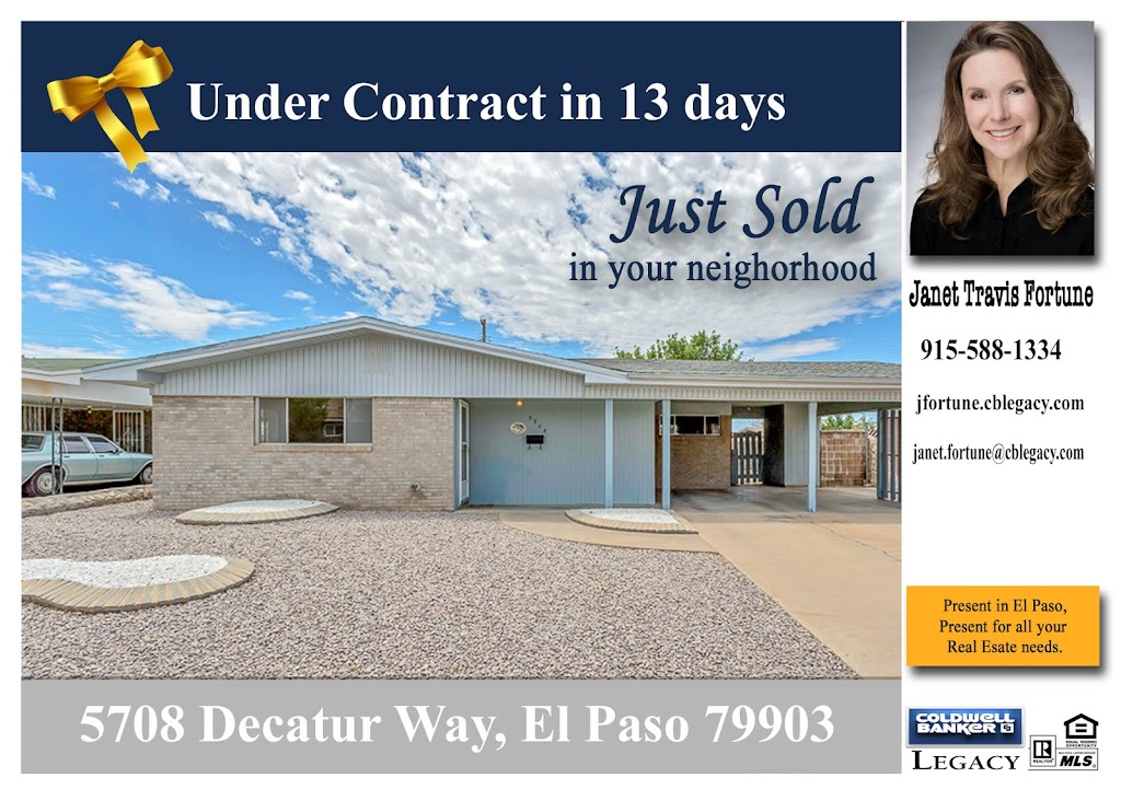 Janet Travis Fortune | 5662 N Mesa St #1, El Paso, TX 79912, USA | Phone: (915) 588-1334