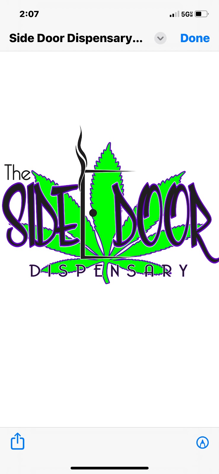 The Side Door Dispensary | 1003 S McQuarrie Ave, Wagoner, OK 74467, USA | Phone: (918) 485-1642