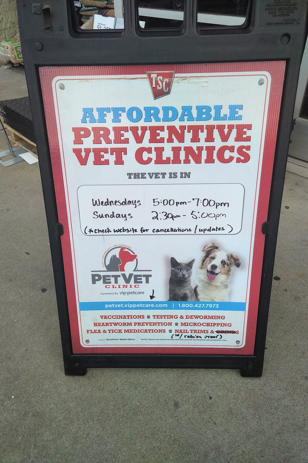 ProtectMyPet Vaccinations Clinic at Tractor Supply Co. | 115 Greystone Power Blvd, Dallas, GA 30157, USA | Phone: (770) 443-3352