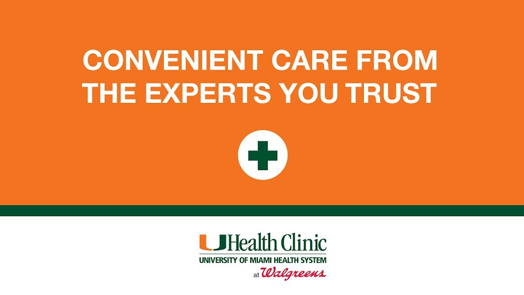 UHealth Clinic at Walgreens | 1751 Bonaventure Blvd, Weston, FL 33326, USA | Phone: (888) 689-8648