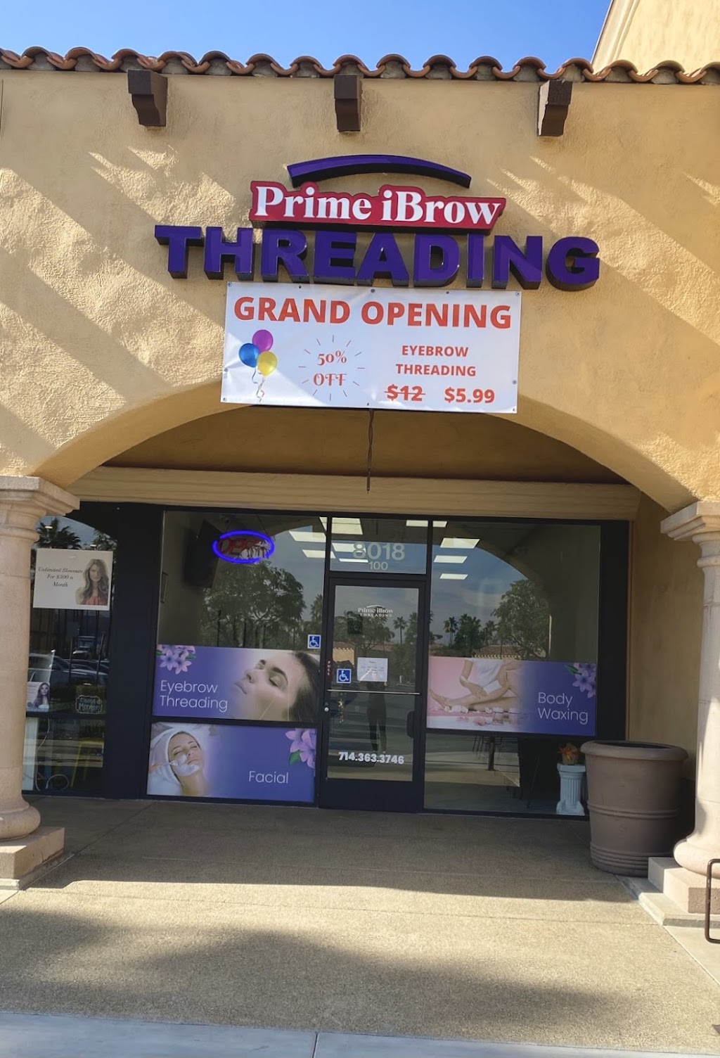 Prime iBrow Threading Salon | 8018 E Santa Ana Canyon Rd Ste 100, Anaheim, CA 92808, USA | Phone: (714) 363-3746