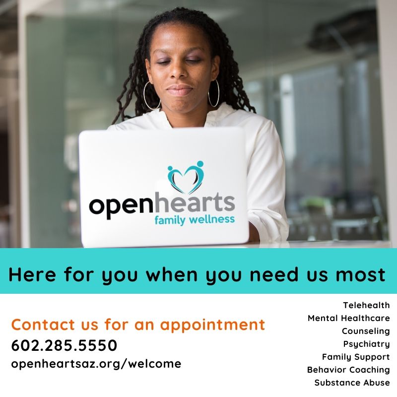 Open hearts Family Wellness - Phoenix | 4414 N 19th Ave, Phoenix, AZ 85015 | Phone: (602) 285-5550