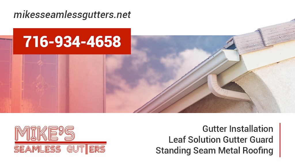 Mikes Seamless Gutters | 12446 Hanford Rd, Silver Creek, NY 14136, USA | Phone: (716) 934-4658