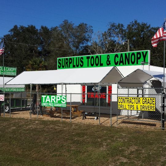 Surplus Tool & Canopy LLC | 2516 W Main St, Leesburg, FL 34748, USA | Phone: (352) 323-8665