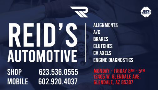 Reids Automotive LLC. | 12405 W Glendale Ave, Glendale, AZ 85307, USA | Phone: (623) 536-0555