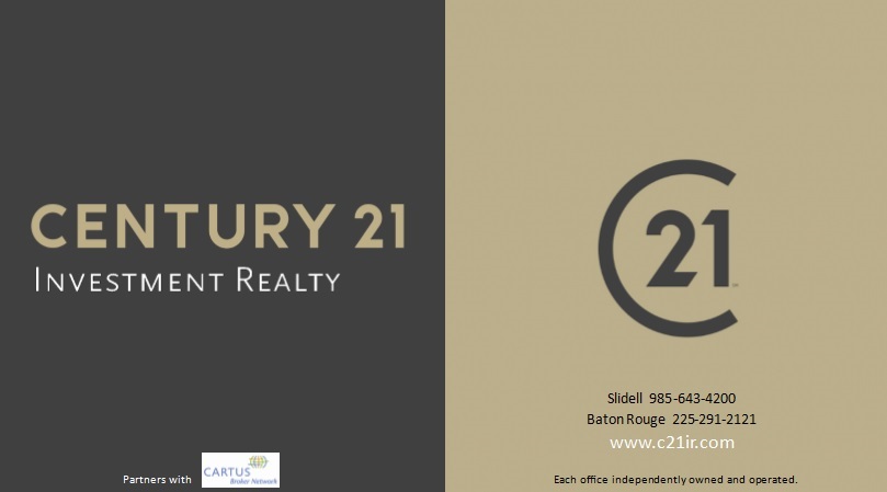 CENTURY 21 Investment Realty | 2435 Drusilla Ln, Baton Rouge, LA 70809, USA | Phone: (225) 291-2121