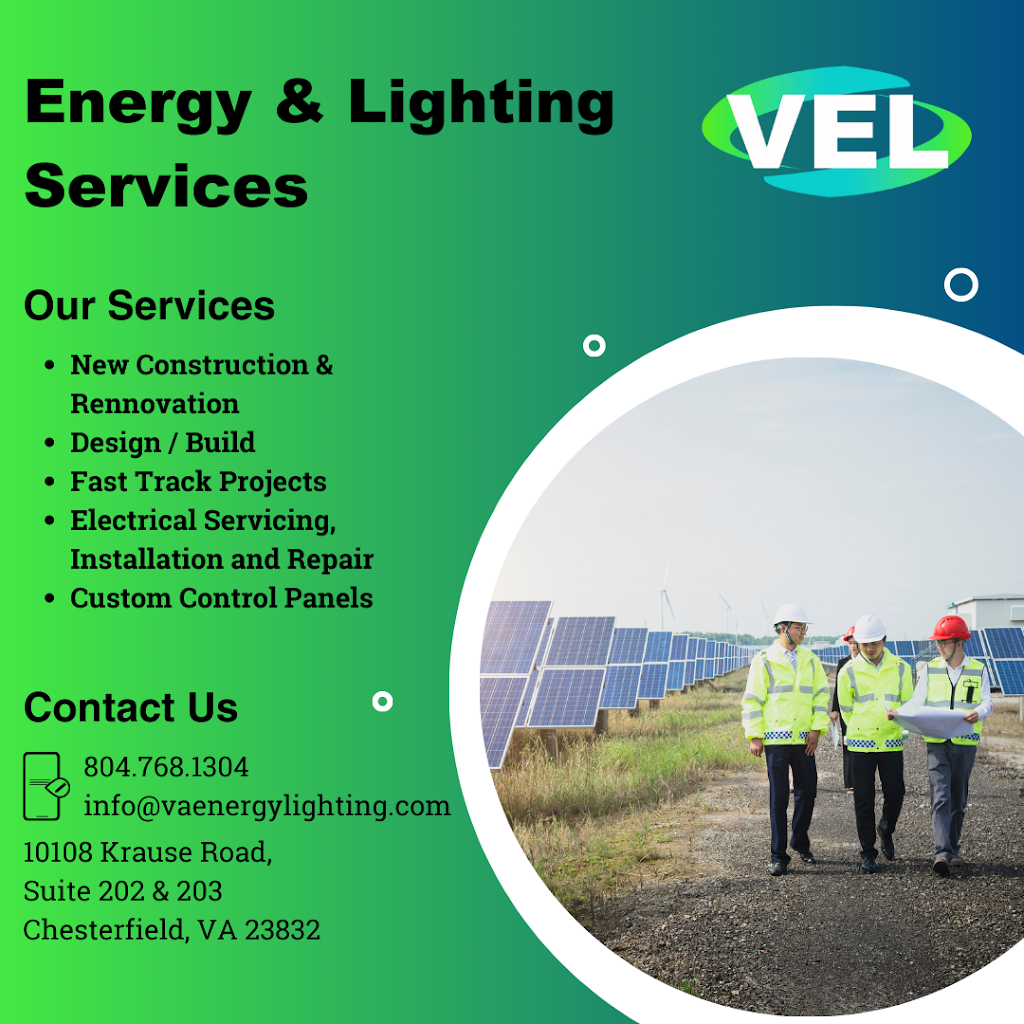 VA Energy & Lighting, LLC | 10108 Krause Rd Suite 203, Chesterfield, VA 23832, USA | Phone: (804) 768-1304