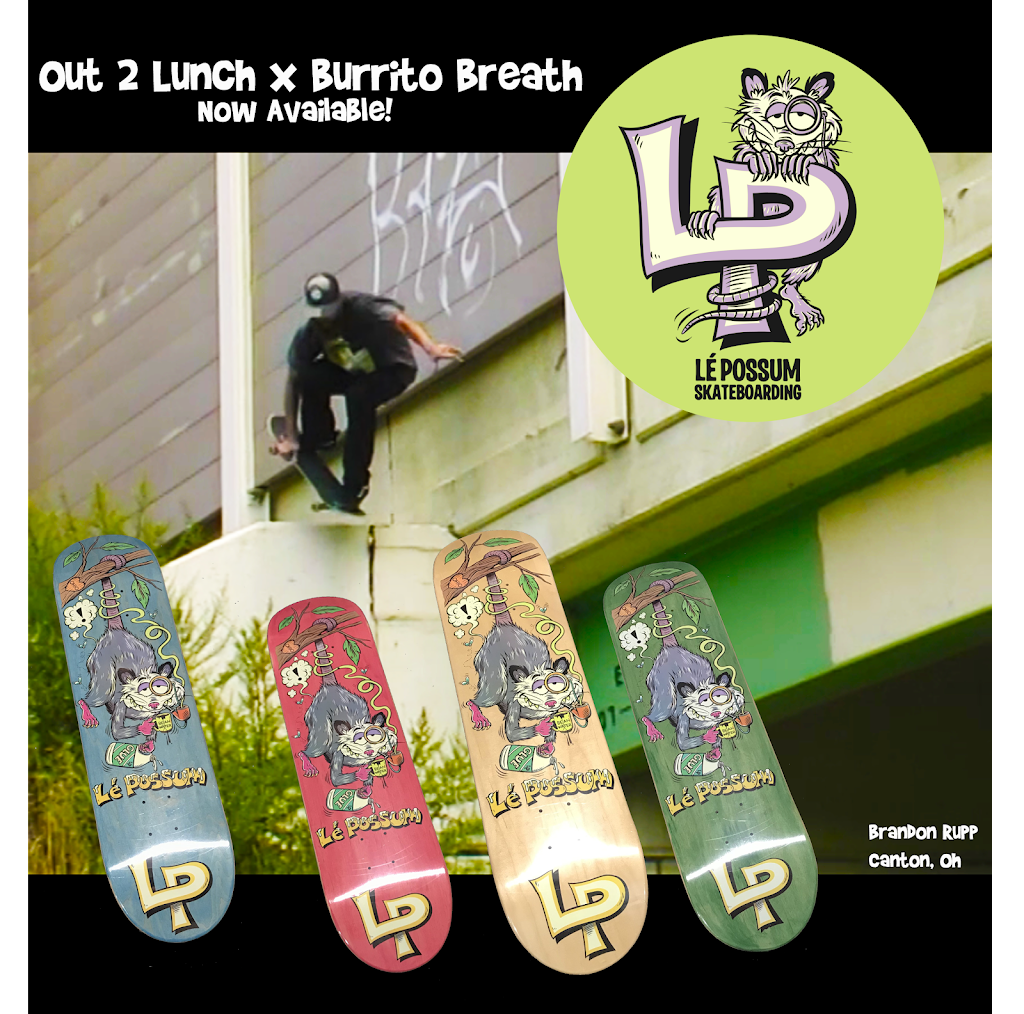 Lé Possum skateboarding | 1707 32nd St NE, Canton, OH 44714, USA | Phone: (330) 309-9411