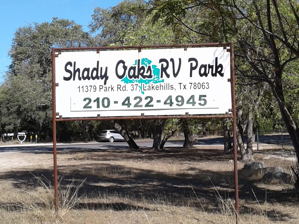 Shady Oaks RV Park | 11379 PR 37, Lakehills, TX 78063, USA | Phone: (210) 422-4945