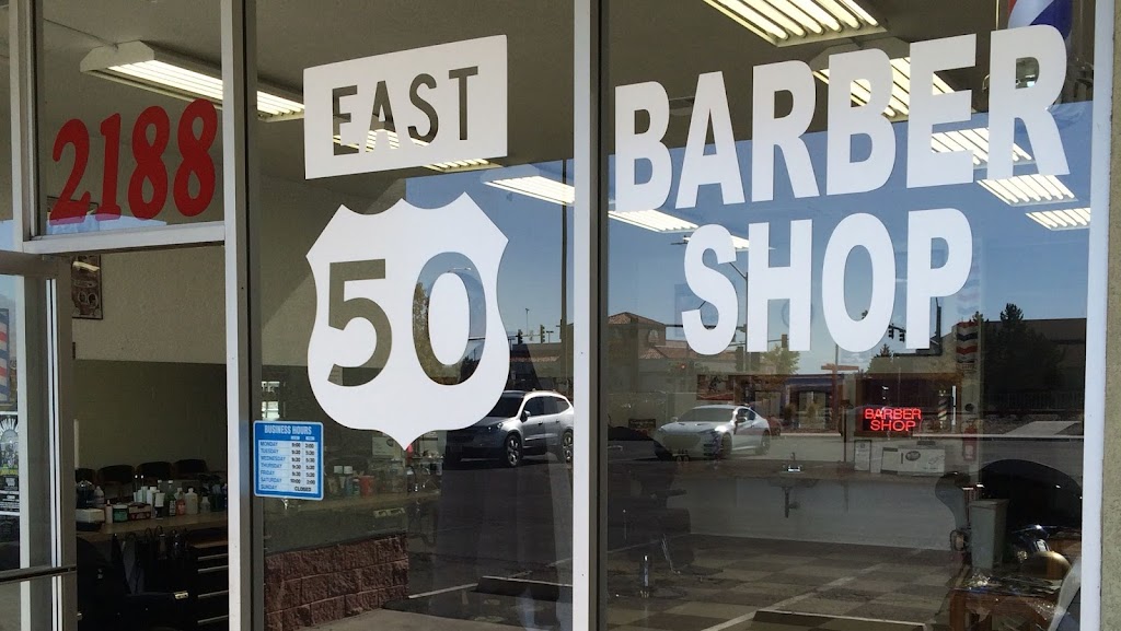 East 50 Barber Shop | 2188 E William St, Carson City, NV 89701, USA | Phone: (775) 350-7326