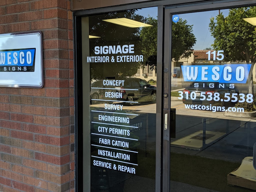 Wesco Signs | 23322 Peralta Dr # 1, Laguna Hills, CA 92653, USA | Phone: (310) 538-5538