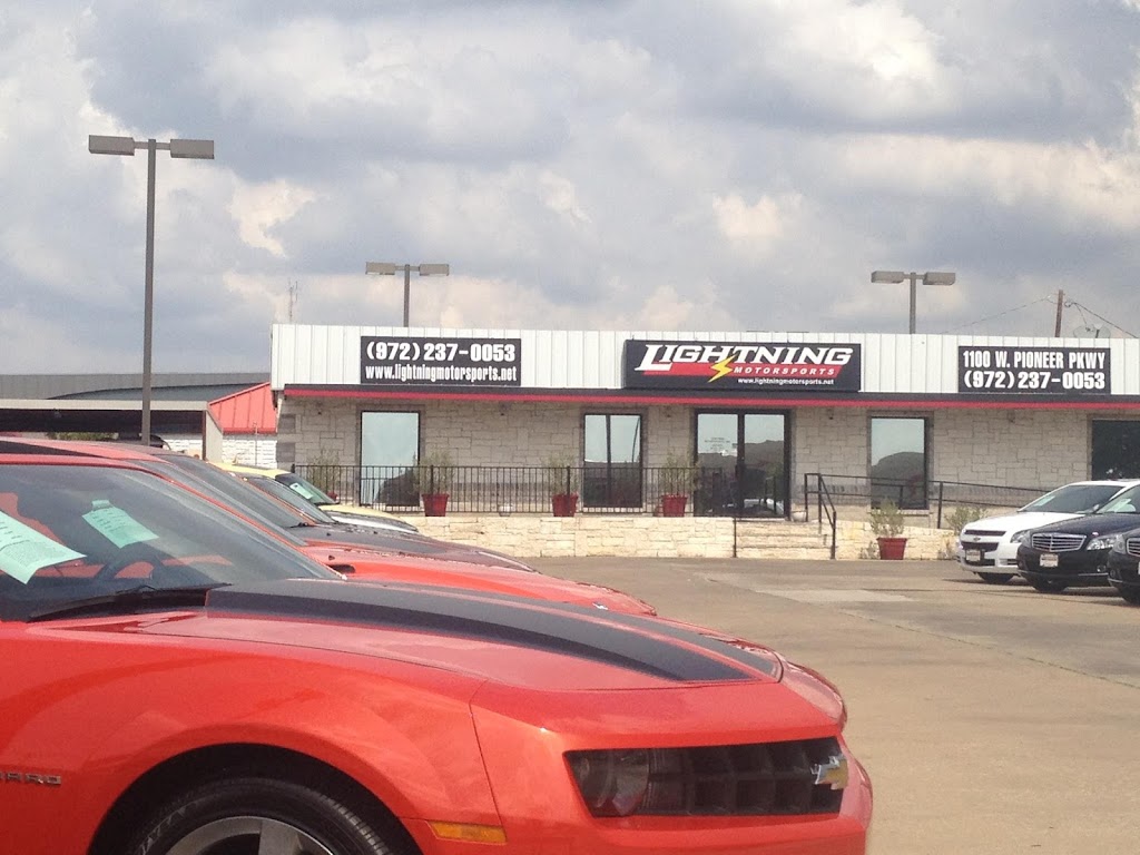 Lightning Motorsports | 1100 W Pioneer Pkwy, Grand Prairie, TX 75051, USA | Phone: (972) 237-0053