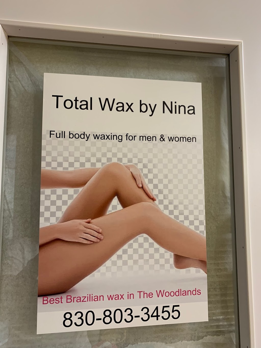 Total Wax by Nina | 10868 Kuykendahl Rd STE G Suite 160, The Woodlands, TX 77381, USA | Phone: (832) 803-3455