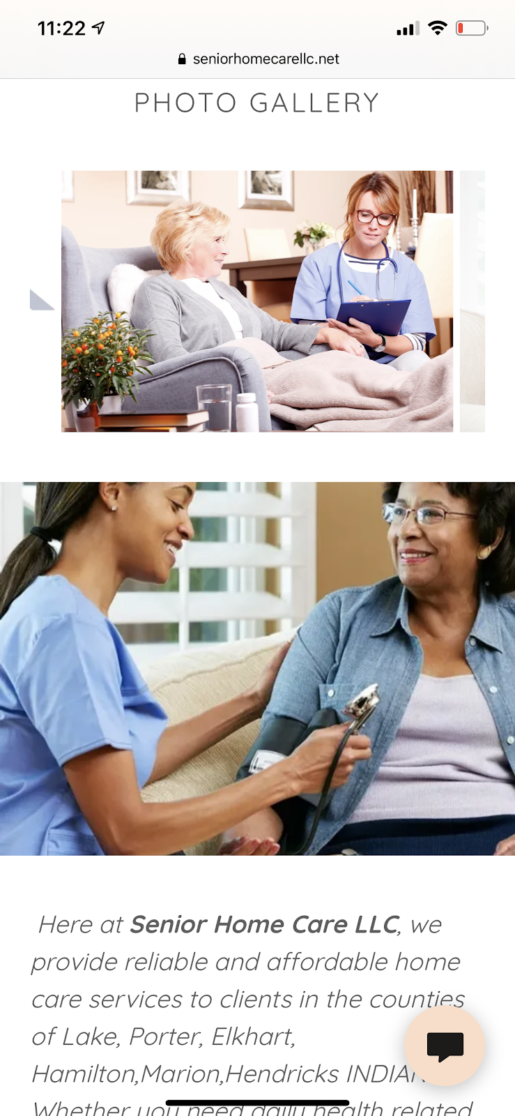 Senior home care LLC personal servica agency | 7863 Broadway Suite 242, Merrillville, IN 46410 | Phone: (219) 525-5201