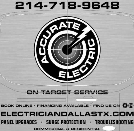 Accurate Electric L.L.C. | 6105 Waterway Dr, Garland, TX 75043, USA | Phone: (214) 718-9648