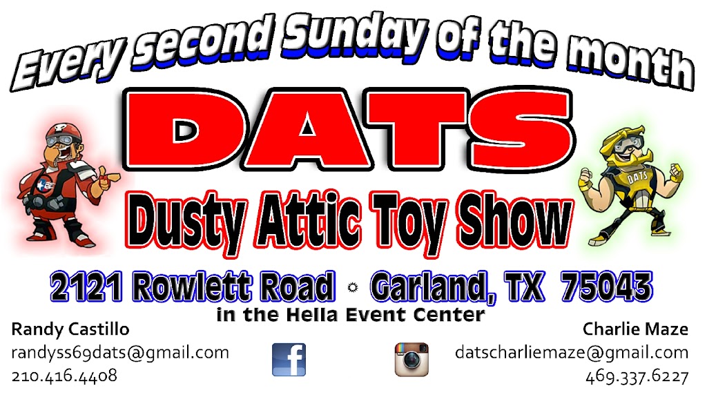 Dusty Attic Toy Show | 2121 Rowlett Rd, Garland, TX 75043, USA | Phone: (210) 416-4408