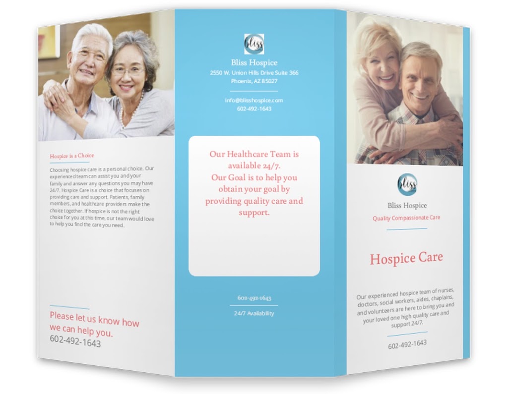 Bliss Hospice | 2550 W Union Hills Dr ste 350-366, Phoenix, AZ 85027, USA | Phone: (602) 492-1643