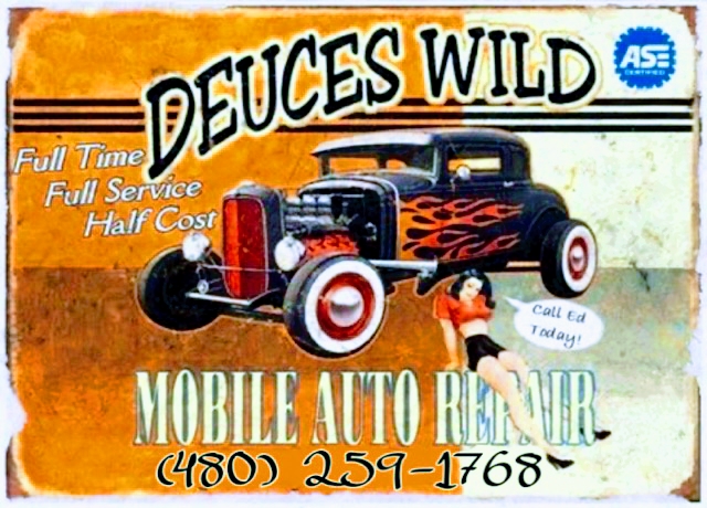 Deuces wild mobile auto repair | Strictly a mobile service I come to you, Valley wide service, Glendale, AZ 85308, USA | Phone: (602) 435-9907