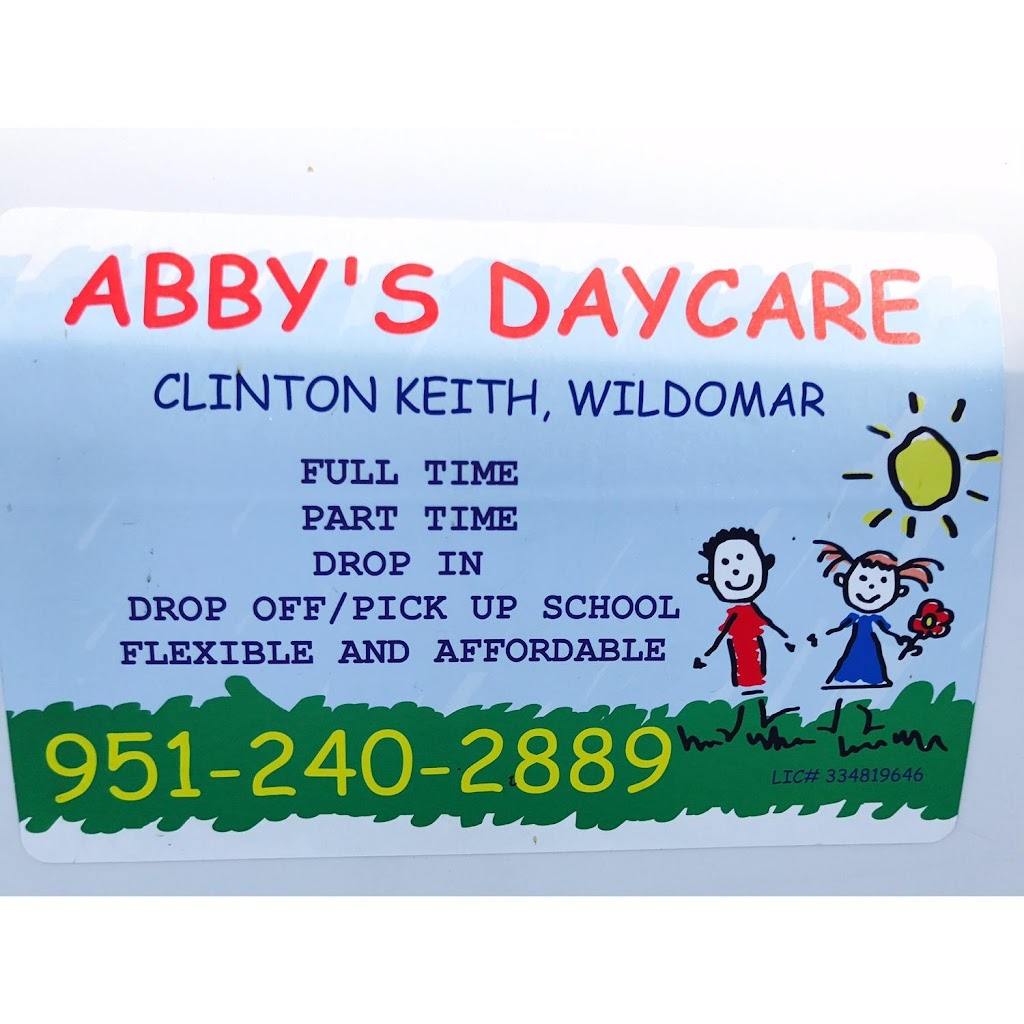 Abbys Daycare | 23773 Sonata Dr, Murrieta, CA 92562, USA | Phone: (951) 240-2889