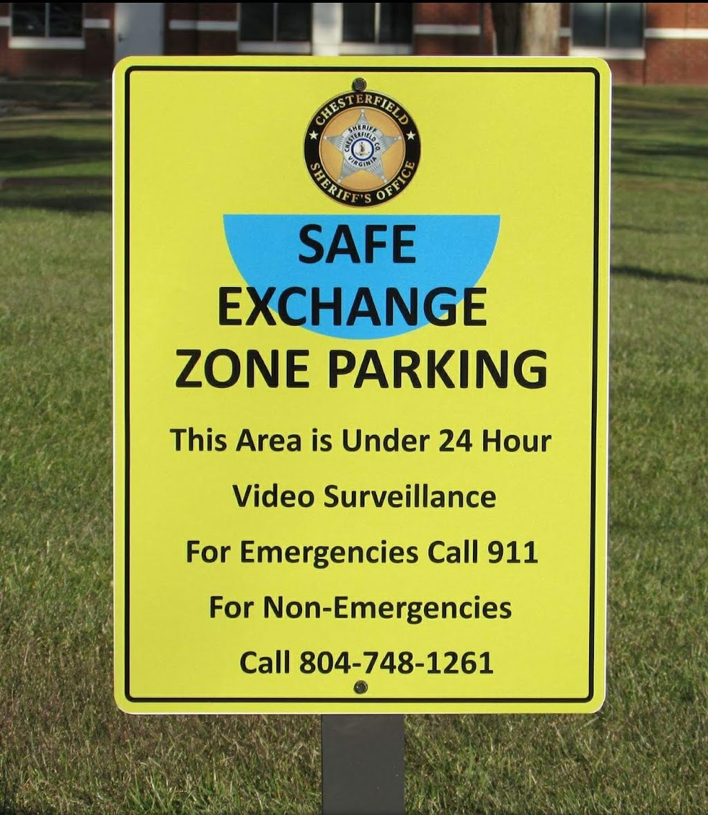 Chesterfield County Safe Exchange Zone | County Courthouse parking lot off of, Lucy Corr Blvd, Chesterfield, VA 23832, USA | Phone: (804) 748-1261