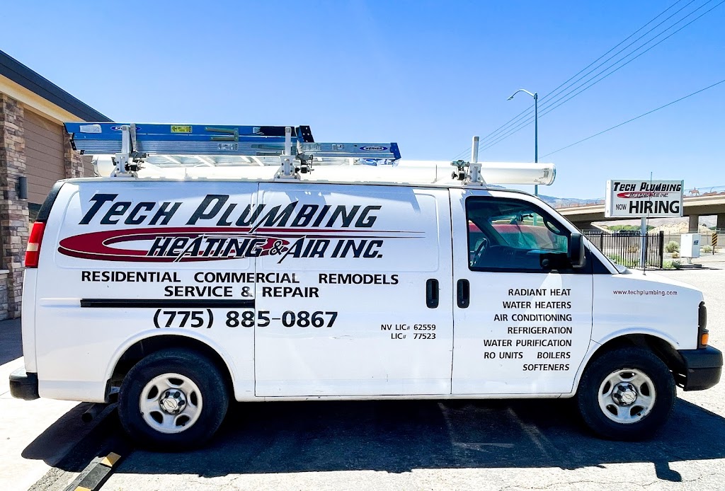 Tech Plumbing & Heating Inc | 2601 Warm Springs Ct, Carson City, NV 89701, USA | Phone: (775) 885-0867