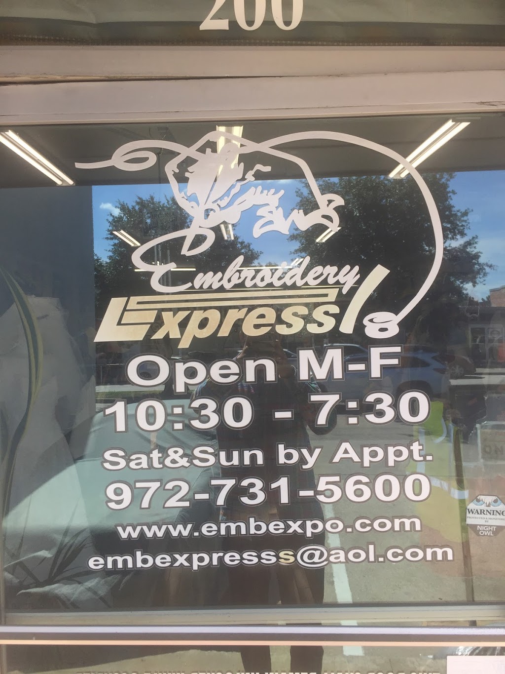 Embroidery Express | 11304 Coralberry Dr, Frisco, TX 75033, USA | Phone: (972) 731-5600