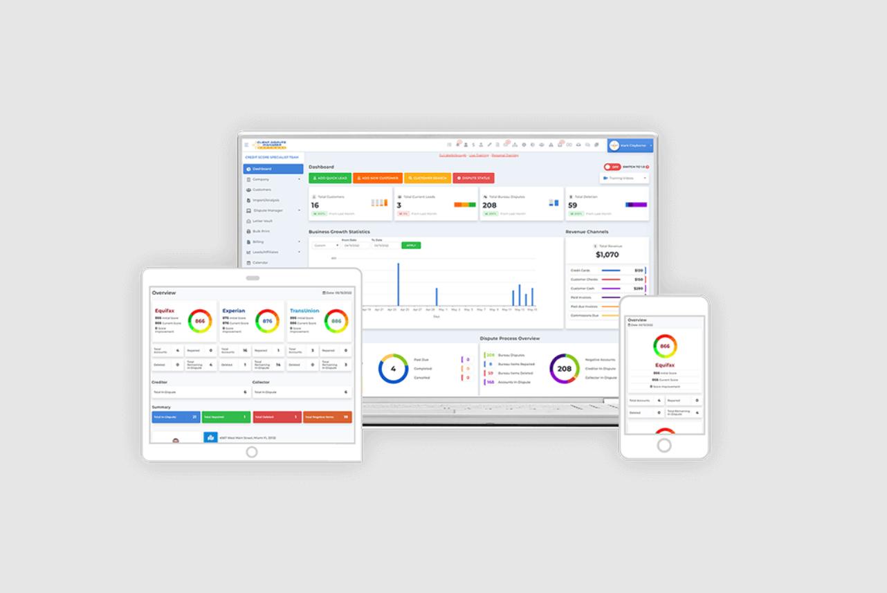 Client Dispute Manager Software | 2598 E Sunrise Blvd #2104, Fort Lauderdale, FL 33304, United States | Phone: (888) 959-1462