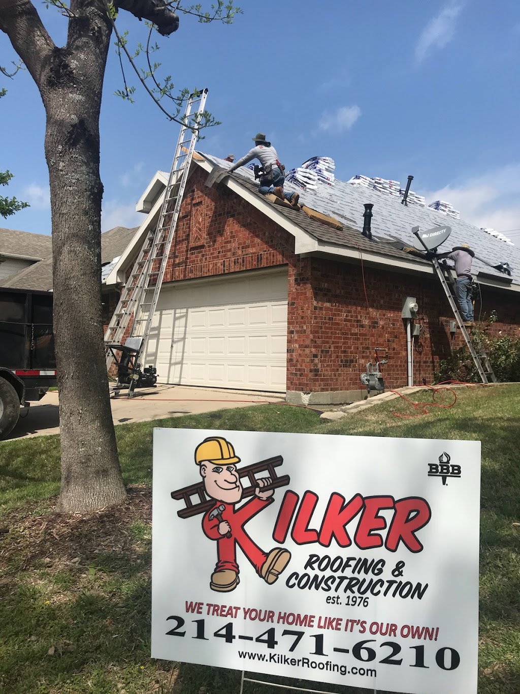 Kilker Roofing & Construction | 9949 Bradford Grove Dr, Frisco, TX 75035, USA | Phone: (214) 471-6210