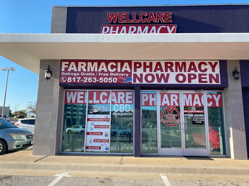 Wellcare Pharmacy | 4200 South Fwy # 26, Fort Worth, TX 76115, USA | Phone: (817) 263-5050